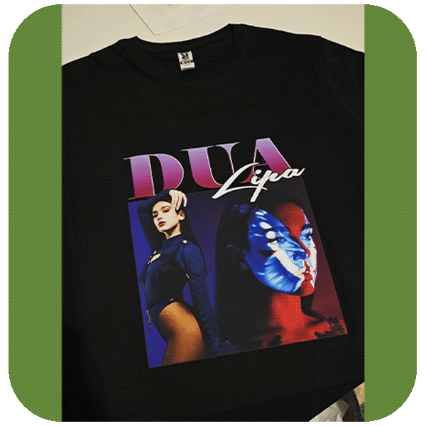 Koszulka Dua Lipa Bootleg Vintage - obrazek 2