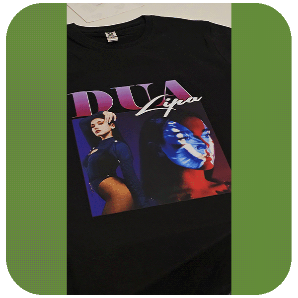 Koszulka Dua Lipa Bootleg Vintage - obrazek 3