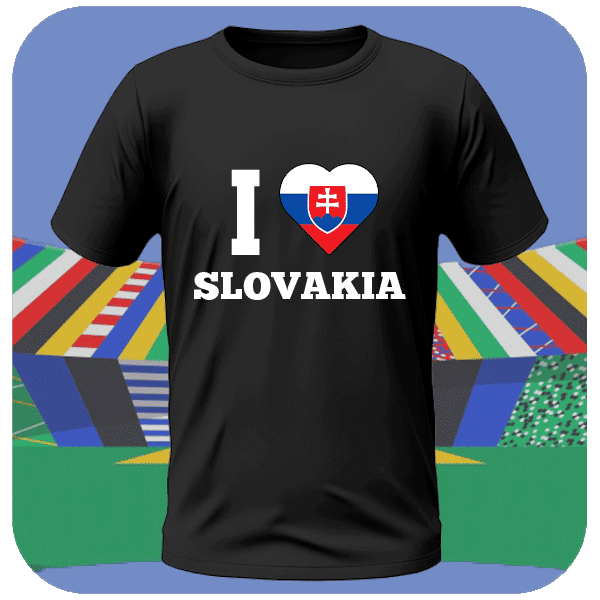 Koszulka I Love Slovakia