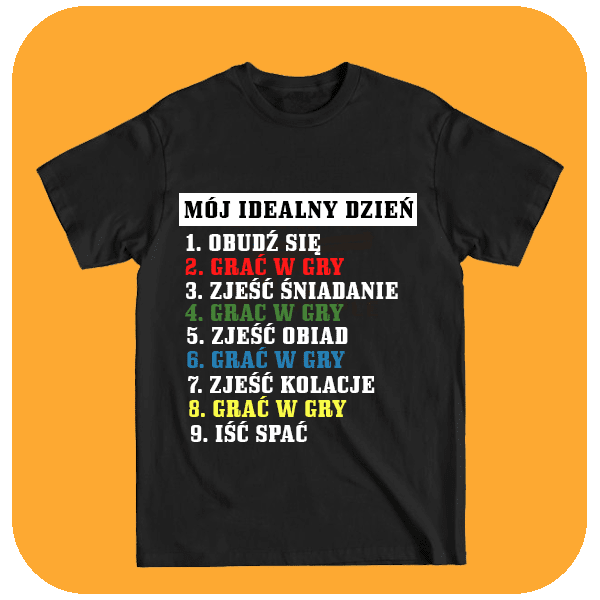 Koszulka Mój Idealny Dzień - obrazek 2