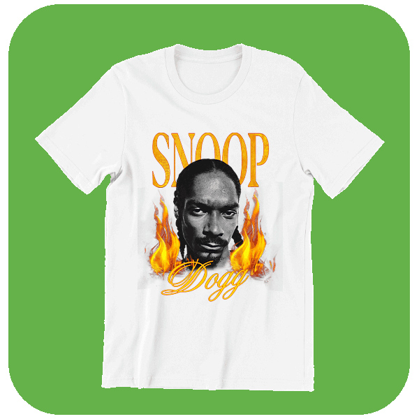 Koszulka z Nadrukiem Snoop Dogg