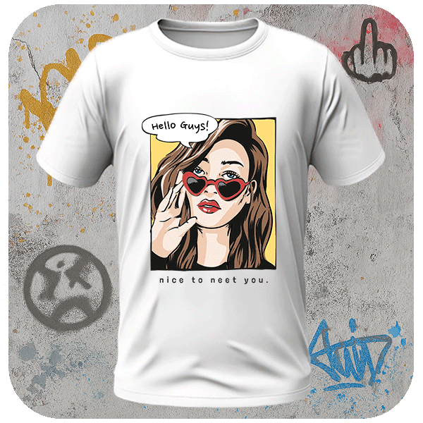 Koszulka Hello Guys Nice To Meet You