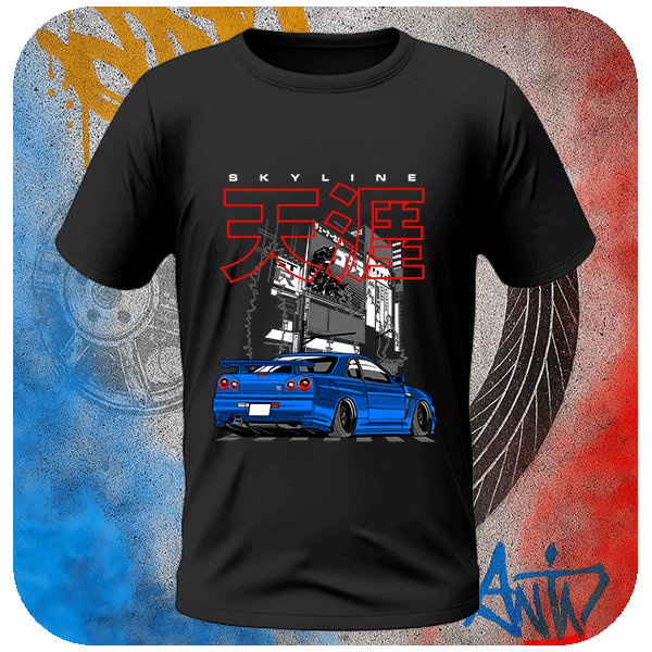 Koszulka Nissan Skyline