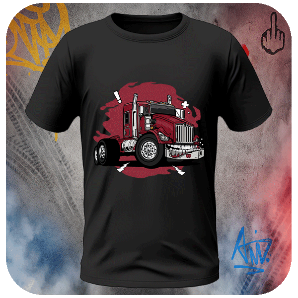 Koszulka Motoryzacyjna Truck